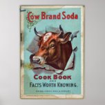 Soude de marque de vache affiches