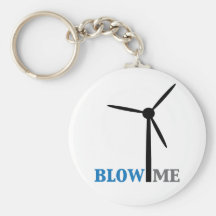 soufflez-moi turbine de vent porte-clefs