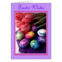 Souhaits de Pâques Carte De Vœux