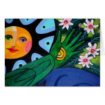 Soul Are Green King Detail by Gregory Gallo Greeting Card