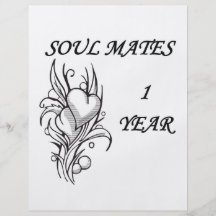 SOUL MATES 1 YEAR FLYER