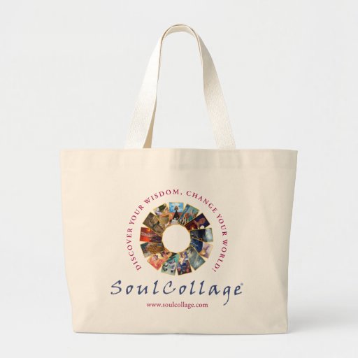 SoulCollage® Logo Jumbo Tote Canvas Bags