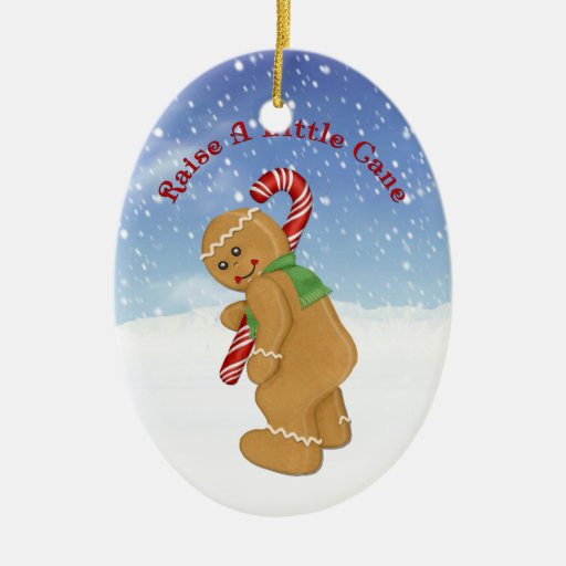 Soulevez un petit humour de canne décorations de noël