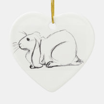 Soulful Lop Bunny Ornament