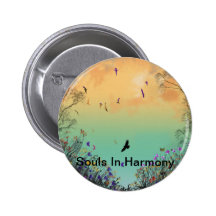"Souls In Harmony"* Pinback Button
