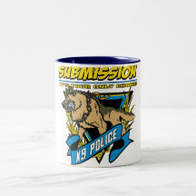 Soumission de la police K9 Tasse