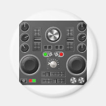 Sound board or studio controls magnets