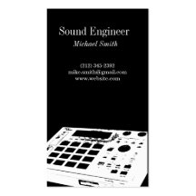 Sound Engineer Business Card