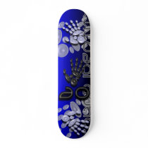 Sound Identity Blue Skateboard