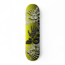 Sound Identity gold skateboard