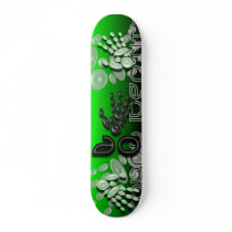 Sound Identity Green Skateboard