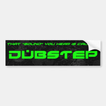 "Sound" is Dubstep Bumper Stickers