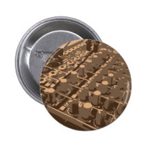 Sound Mixing Board Pinback Buttons