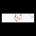 Sound of Music - Dancing Symbols bumper stickers