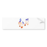 Sound of Music - Dancing Symbols Bumper Sticker