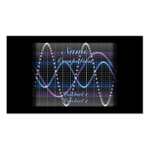 Sound Wave Design 01 - business cards