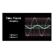 Sound Wave Design 02 - business cards