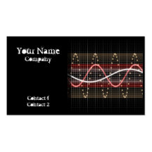Sound Wave Design 04 - business cards