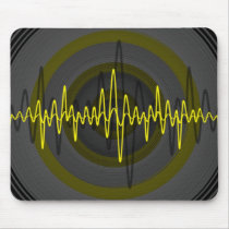 Sound Yellow Dark mousepad
