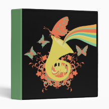 sounds of a horn vector design vinyl binders