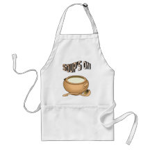 SOUP'S ON APRON