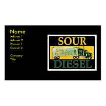 SOUR DIESEL BUSINESS CARD TEMPLATES