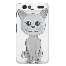 sourire de chat étui motorola droid RAZR