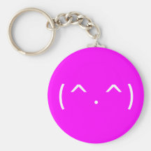 Sourire de femme (smiley japonais) porte-clés