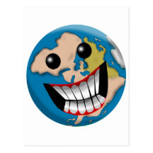 Sourire mondain carte postale