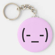 Sourire secret (smiley japonais) porte-clé