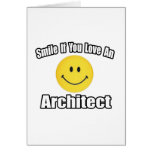 Sourire si vous aimez un architecte carte de vœux