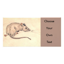 Souris Ssssst ! Photocarte Customisée