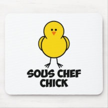 Sous Chef Chick Mousepads