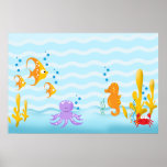 SOUS L'ART de la MER 36 ÉNORMES x 24 IMPRIMEZ affiches