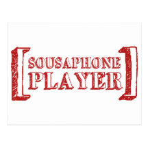 Sousaphone Player Post Card
