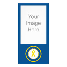 Soutenez notre ruban de troupes cartes de vœux avec photo