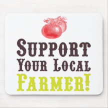 Soutenez votre agriculteur local ! Mousepad Tapis De Souris