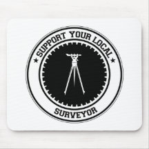 Soutenez votre arpenteur local tapis de souris