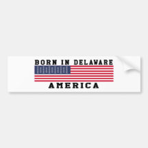 Soutenu au Delaware Autocollant Pour Voiture