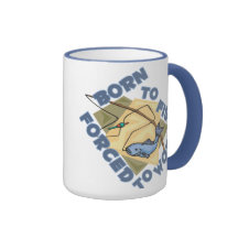 SOUTENU POUR PÊCHER OBLIGATOIRE POUR TRAVAILLER TASSE À CAFÉ