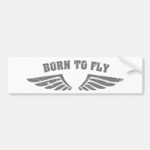 Soutenu pour piloter des ailes autocollants pour voiture