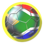South africa deep groove Soccer ball artwork Stickers