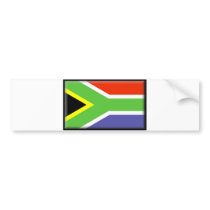 South Africa Flag Bumper Sticker
