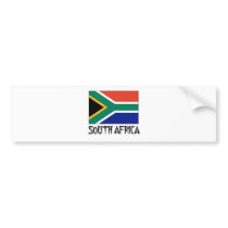 South Africa Flag Bumper Sticker