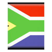 South Africa Flag Customized Letterhead