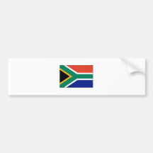 South Africa FLAG International Bumper Sticker