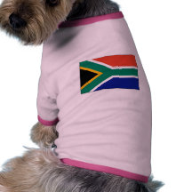 South Africa FLAG International Dog Shirt