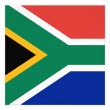 South Africa Flag Invitation