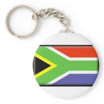 South Africa Flag Keychain
