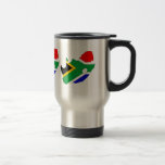 South Africa Flag Map full size Coffee Mugs
